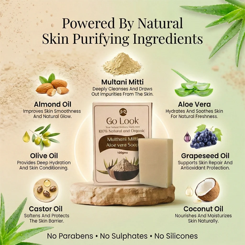 Multani Mitti Aloe Vera Soap, Natural Soaps