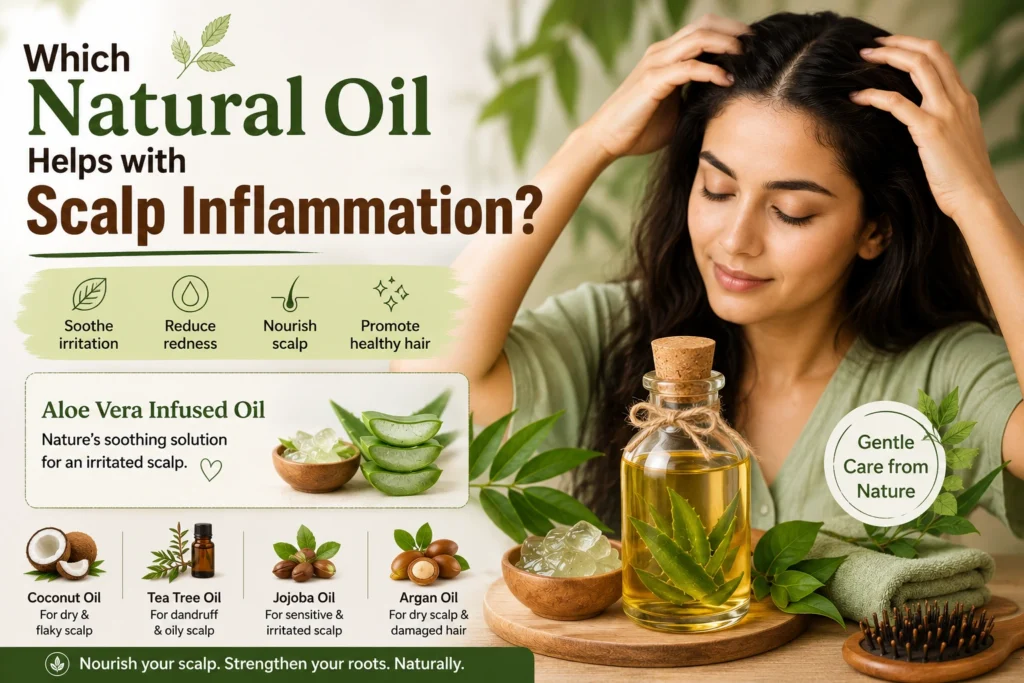 Natural Oil for Scalp Inflammation