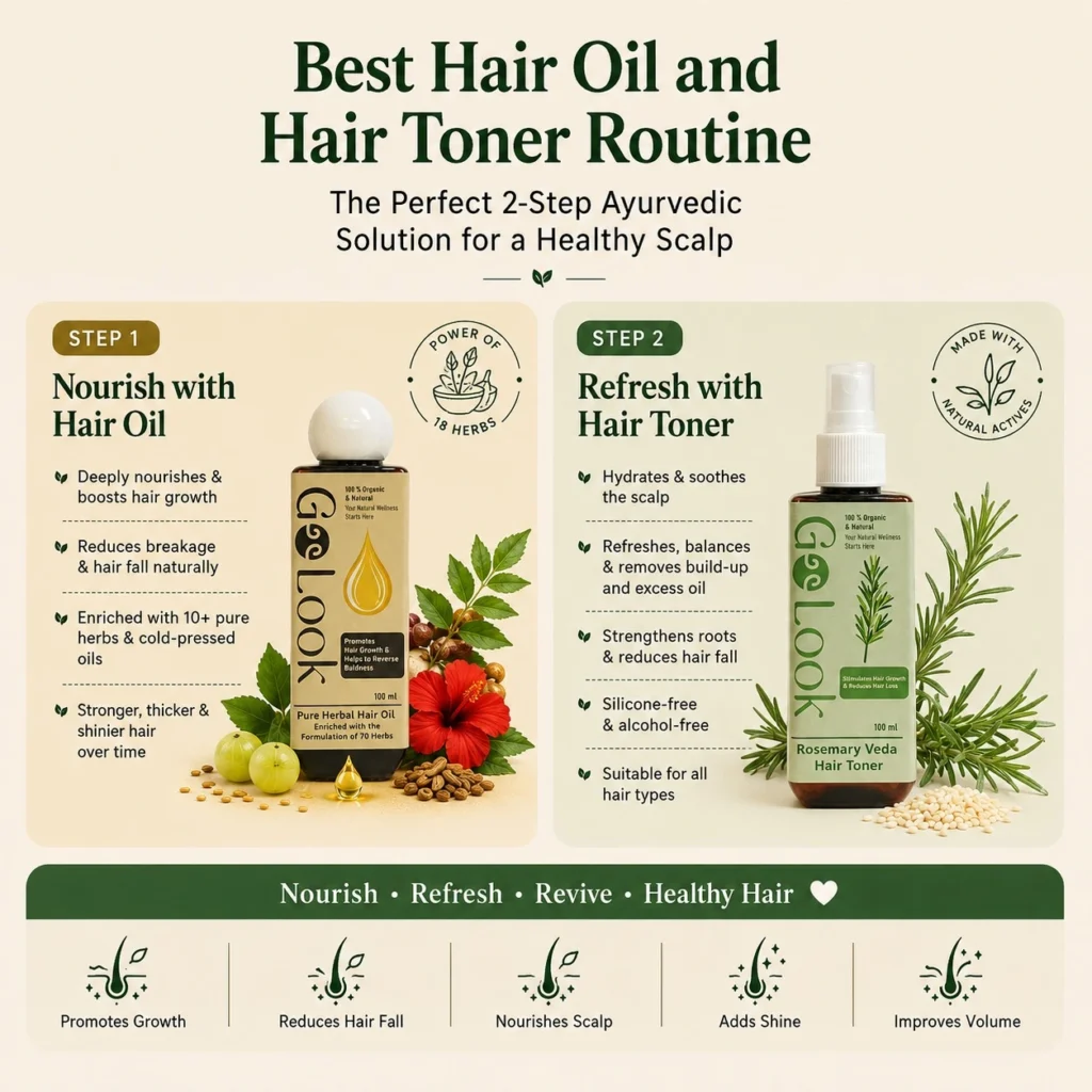 Hair Oil vs Hair Toner